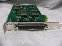 ★動作保証★ CONTEC COM-4PC-PE シリアル通信 PCI Expressボード RS-232C 4ch/絶縁・耐サージ_画像3