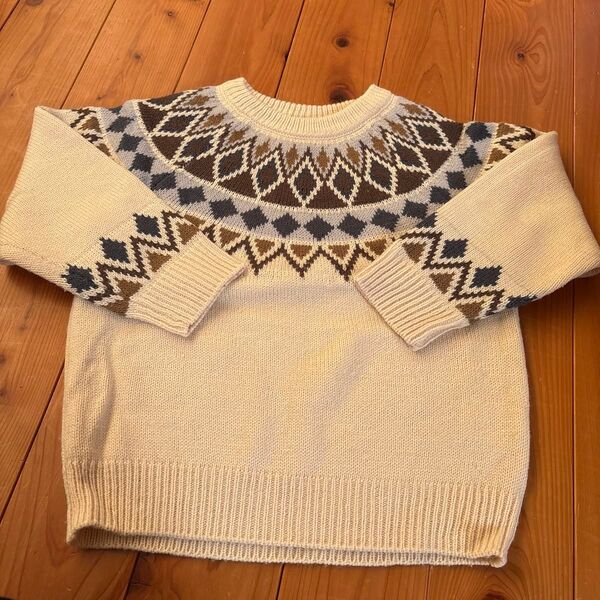 ノルディック柄ニット キッズセーター