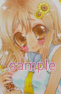 Art hand Auction Hand-drawn illustration Doujin Kunikida Hanamaru Love Live! Sunshine! Postcard size, Comics, Anime Goods, Hand-drawn illustration