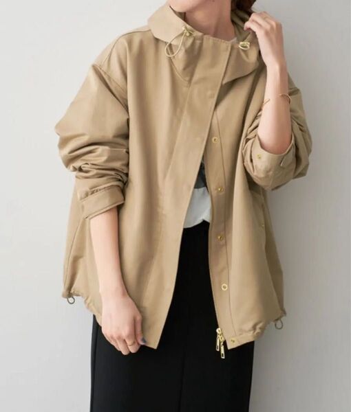 今季 Spick & Span 撥水 マウンテンパーカー ベージュ