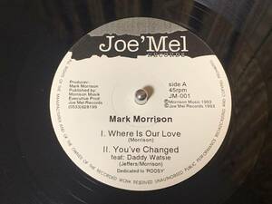 MARK MORRISON ♪WHERE IS OUR LOVE UK オリジナル