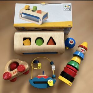 知育玩具 ブリオ 木製 木のおもちゃ 積み木 車 アトリエモック プラントイズ まとめ売り