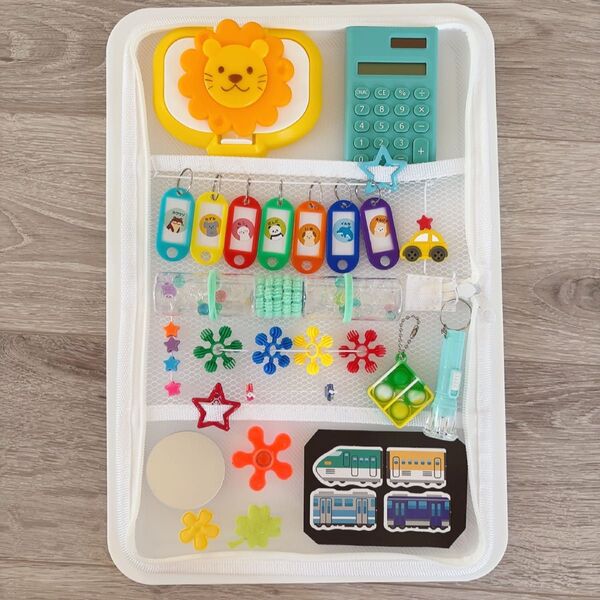 1-121 ハンドメイド ビジーボード 赤ちゃん おもちゃ 知育玩具