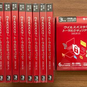 【10個セット】ウイルスバスター スタンダード 3年6台 同時購入版 トレンドマイクロ トータルセキュリティ セキュリティソフト