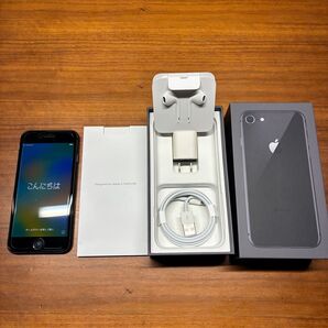 SIMロック解除済み iPhone8 256GB ブラック スペースグレー 訳あり
