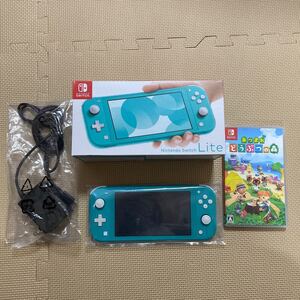 Nintendo Switch Lite ターコイズ あつまれどうぶつの森ソフト