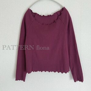 パターンフィオナ PATTERN fiona メロウリブカットソー