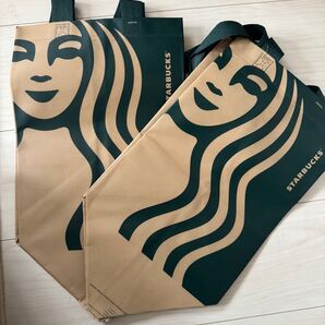 韓国限定 スターバックス リユーザブルバッグ 2個セット エコバッグ スタバ Starbucks