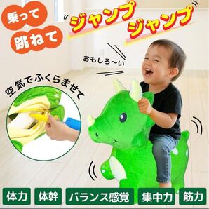 トリケラトプス 乗り物 バランス 体幹 室内遊具 おうち遊び 運動