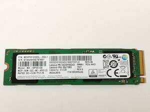 Samsung M.2 AHCI SSD 512GB MZ-HPV5120 MZHPV512HDGL 動作確認済 -18-
