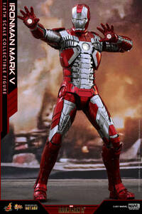 [ new goods unopened ] hot toys IRONMAN2 Ironman Mark 5 Mk-V Movie master-piece die-cast MMS400D18