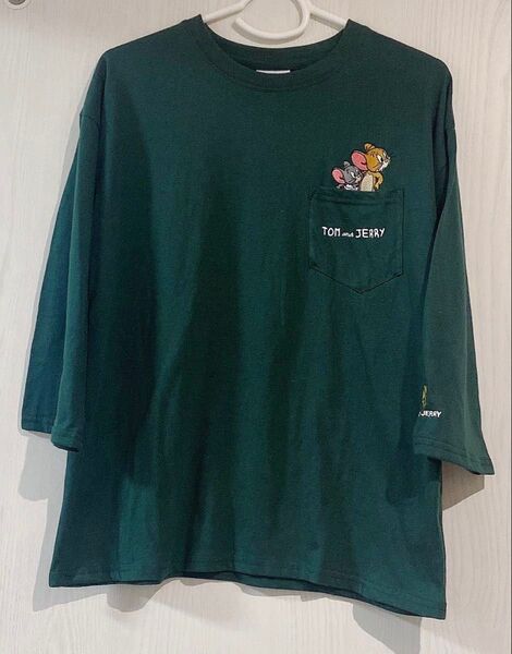 トムとジェリー Tシャツ レディース 七分袖 M
