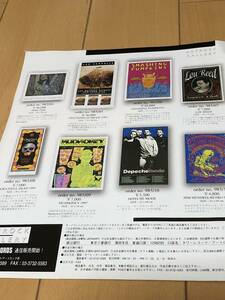 DEPECHE MODE MUDHONEY　切抜き　1998年　当時物　SMASHING PUMPKINS PEARL JAM LOU REED JIMI HENDRIX GRATEFULDEAD 森田浩司