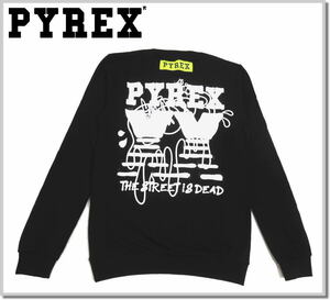 パイレックス PYREX CREW SWEAT 20IPC41649-BLACK トレーナー カットソー