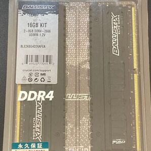 デスクトップメモリ DDR4 DIMM Crucial BALLISTIX Elite 16GB DDR4-2666