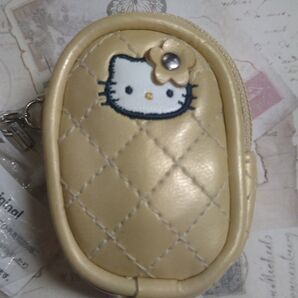 2005年 ハローキティキルトシリーズ ストラップポーチ サンリオ 未使用タグ付 平成レトロ
