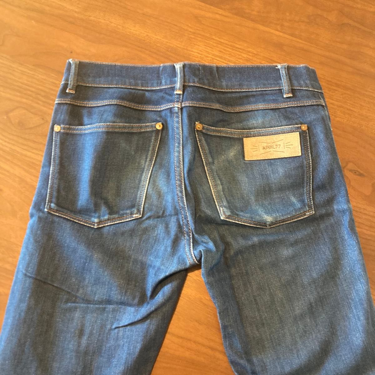 April77 エイプリル77 ナノユニバース別注 JOEY OVER ストレッチ ジーンズ デニム スキニー