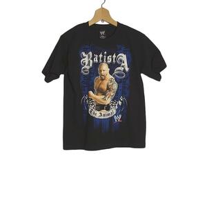 バティスタ ユースサイズ プロレスTシャツ デッドストック 新品 WWE 黒 YOUTH M デッドストック ティーシャツ #2213