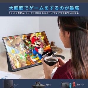 新品未使用 モバイルモニター IPS液晶パネル 高画質 薄型 軽量 15.6インチ大画面フルHD 小型モニター サブモニター