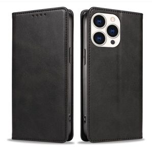 【W21】iPhone12/12Pro対応 カート収納手帳型レザーケース