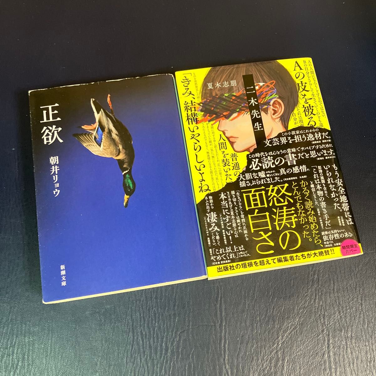二木先生 （ポプラ文庫　な１７－１） 夏木志朋／〔著〕正欲　朝井リョウ　2冊セット