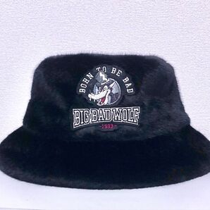 新品☆ Disney ウルフ ファー バケットハット
