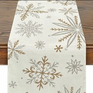 クリスマス テーブルマット 白テーブルランナー テーブルクロス 北欧