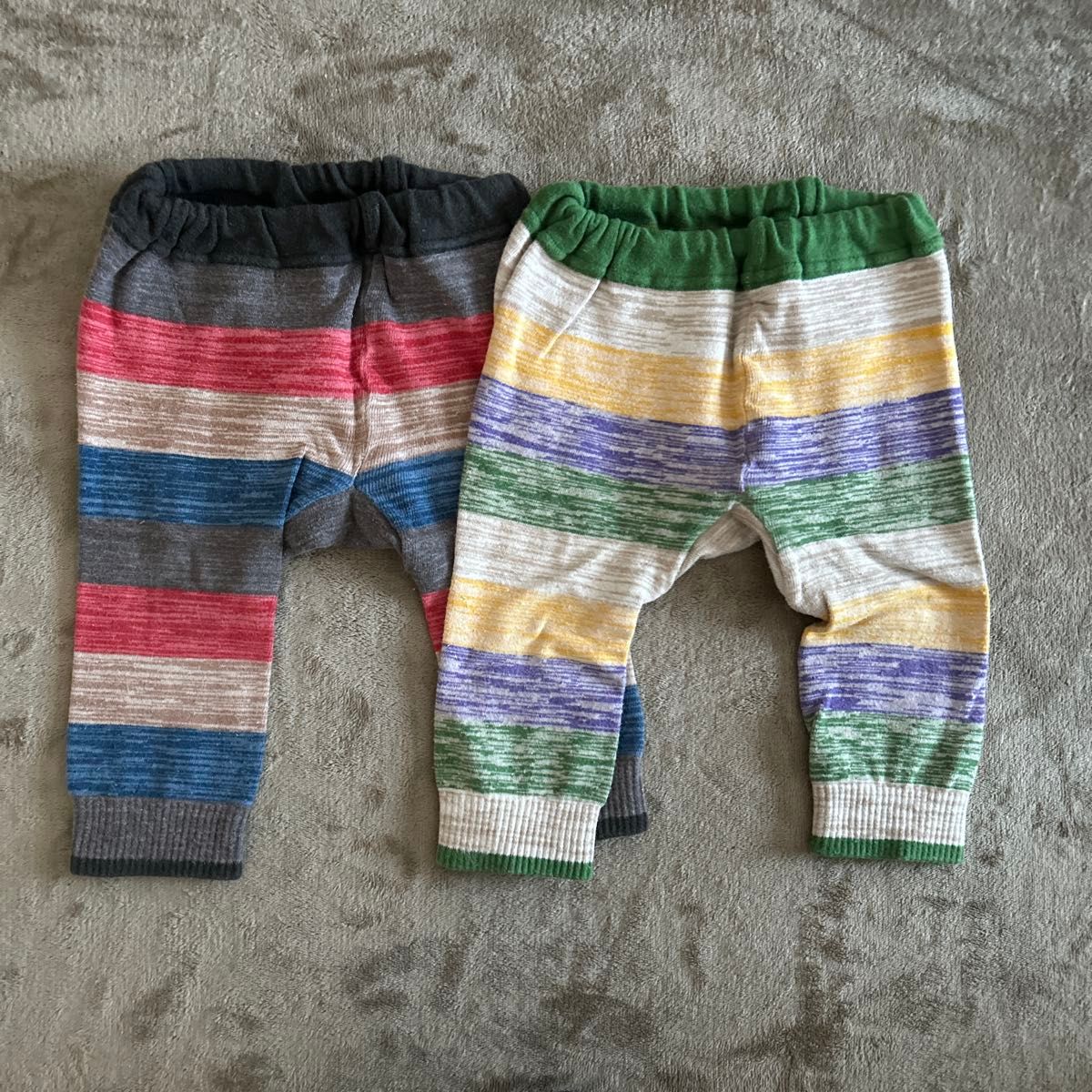 CHIPPER BELL ベビーレギンス 2枚セット ボーダー柄 80〜95cm