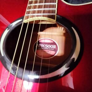 【ブラックフライデー便乗セール】【出力確認済】YAMAHA APX500II メタリックレッド系 中古品 ハードケース付
