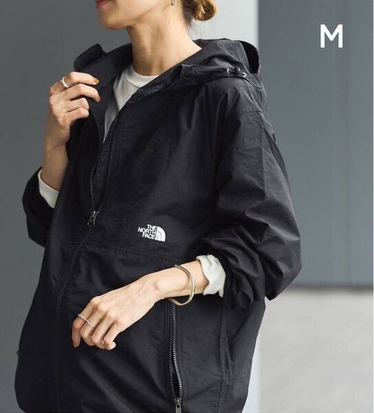 未使用タグ付き【THE NORTH FACE/ ザ ノースフェイス】コンパクトジャケット リニューアル ブラック Mサイズ