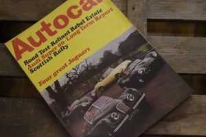B0078　「AUTO CAR」　ヴィンテージバイク　英国車　古本　1960年代雑誌　ヴィンテージ　 旧車　当時物　ビンテージ　自動車