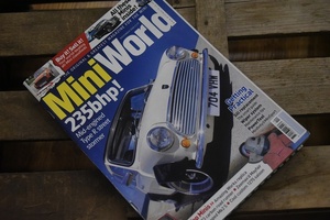 B0114 「MINI WORLD」　ミニワールド　カスタム 古本　雑誌 旧車　当時物　ビンテージ　自動車