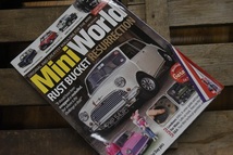 B0125 「MINI WORLD」　ミニワールド　カスタム 古本　雑誌 旧車　当時物　ビンテージ　自動車_画像1