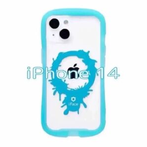 iFace Reflection Neo iPhone 14 ケース MagSafe 対応 (クリアブルー/ペイント)