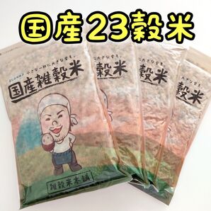 雑穀米本舗 国産 栄養満点23穀米 400g 4個