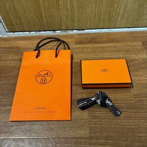 エルメス HERMES ボックス 空き箱 ショッパー 紙袋 ショップ袋 リボン
