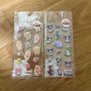 Netflix ネットフリックス マイメロディ クロミ ぷくっとシール 2枚セット