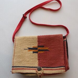 ネイティブ柄 ショルダーバッグ ポシェット アジアン エスニック