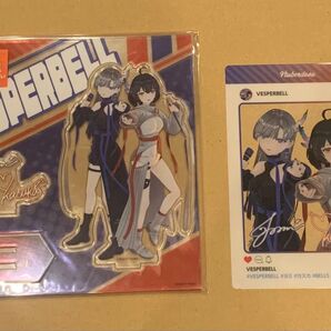 VTuber VESPERBELL くじスクエア アクリルスタンド SNS風クリアカード