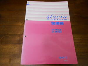 J3861 / storia Storia M100S M110S service manual maintenance compilation 1998-2