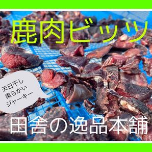 ★犬のおやつ!鹿肉 ビッツ240g★犬用鹿肉 無添加 ちょっと柔らかいジャーキー