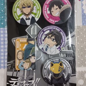 第19.5話 デュフフフ!! 缶バッジセット デュラララ!!×2 結 新品未開封