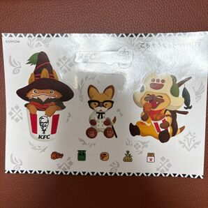 コード未使用KFC キャラクターシールセット ホワイト