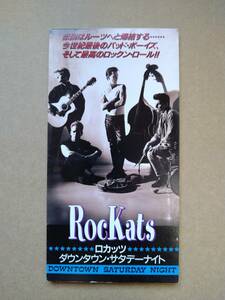 THE ROCKATS ロカッツ / Downtown Saturday Night ダウンタウン・サタデーナイト [8cm CDS] 1994年盤 JIDK-29012 ロカビリー/ネオロカ