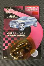 RACING CHAMPIONS JEEP COMPASS ミニカー グリーン 2002' 新品 未開封 1:64 ジープ コンパス RC78144 3N ジャンク_画像1