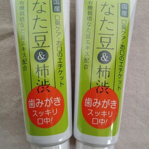 柿渋なた豆歯磨き粉 歯磨き粉 なた豆柿渋歯磨き 口臭予防 エチケット 歯みがき粉 120g 3本