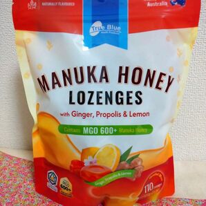 True Blue プロポリス ジンジャー&レモン のど飴 MGO 600g