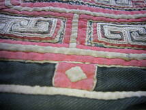 タイ　ベトナム　少数民族　モン族　カラフル　刺繍　古布　はぎれ　ビンテージ物　リメイク材　_画像9