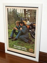 1973年 USA 洋書雑誌広告 額装品 LEE Rider Jeans & Jackets リー ライダース / 検索用 Suzuki TS400 TS250 TS185 TS125 スズキ ( A4size）_画像1