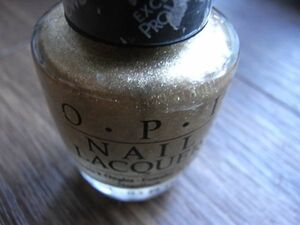 在庫１本のみ●激レア●ホリデー限定●OPI SR6R6 　　I Get A Kick Out of Gold! 　　　Radio City Rockettes Collection　